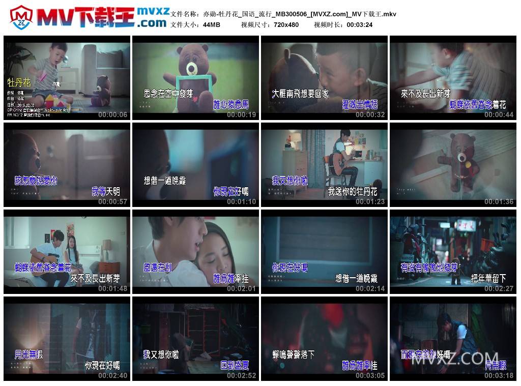 亦勋-牡丹花_国语_流行_MB300506